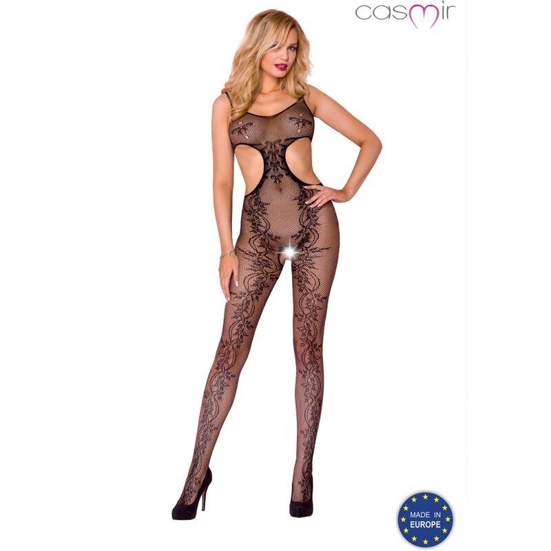 Casmir Ca002 Open Bodystocking One Size - Black