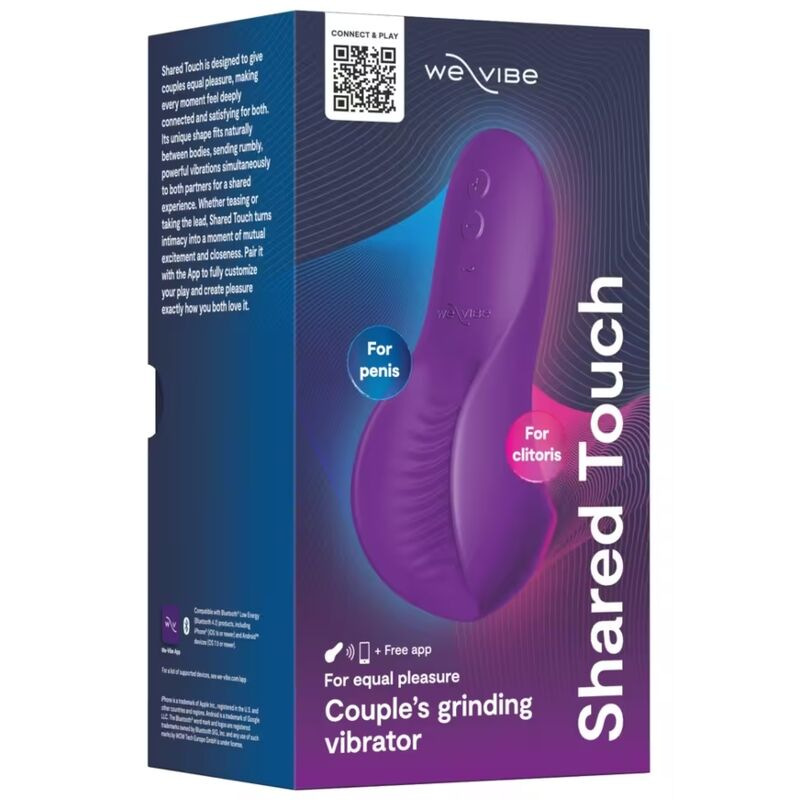 We-vibe - shared touch double-sided couples vibrator purple 14