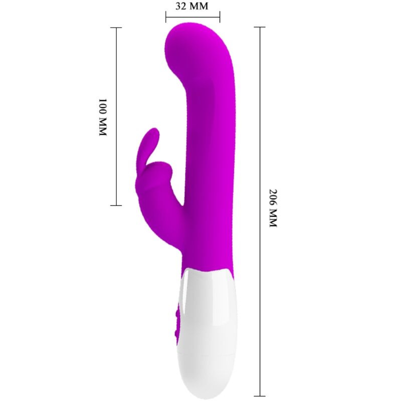 Pretty love - centaur vibrator rabbit 30 vibration modes purple 2