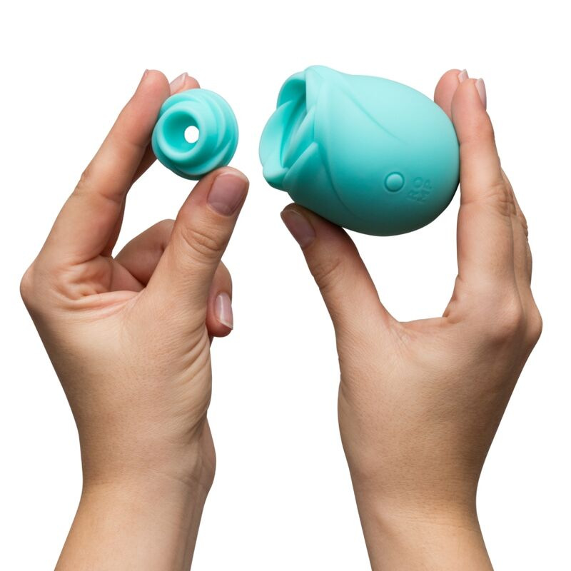 Romp - rose glow clitoral suction tool glow in the dark 4