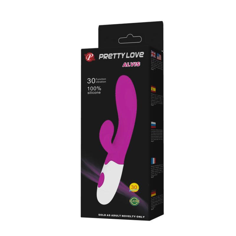 Pretty Love Flirtation - Alvis Vibrator With Clit Stimulatio 8