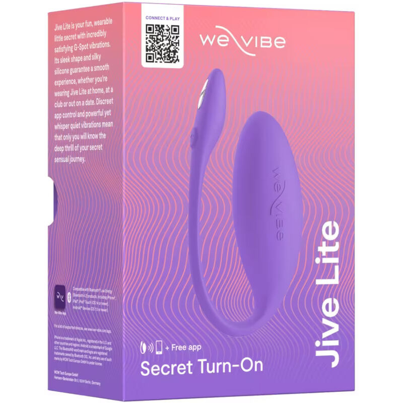 We-vibe - jive lite app-controlled wearable egg vibrator purple 17