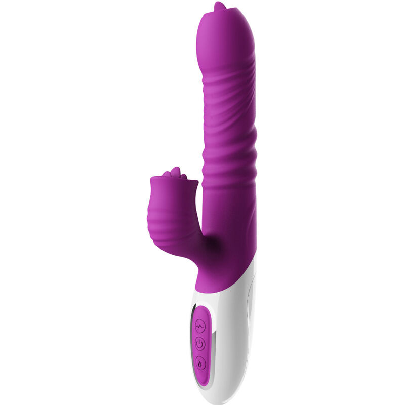 Armony - double tongue vibrator & thrusting violet heat effect
