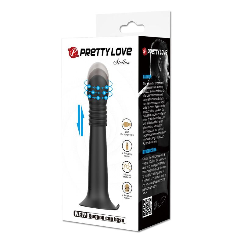 Pretty love - stella usb rechargeable rotating and thrusting massager 2