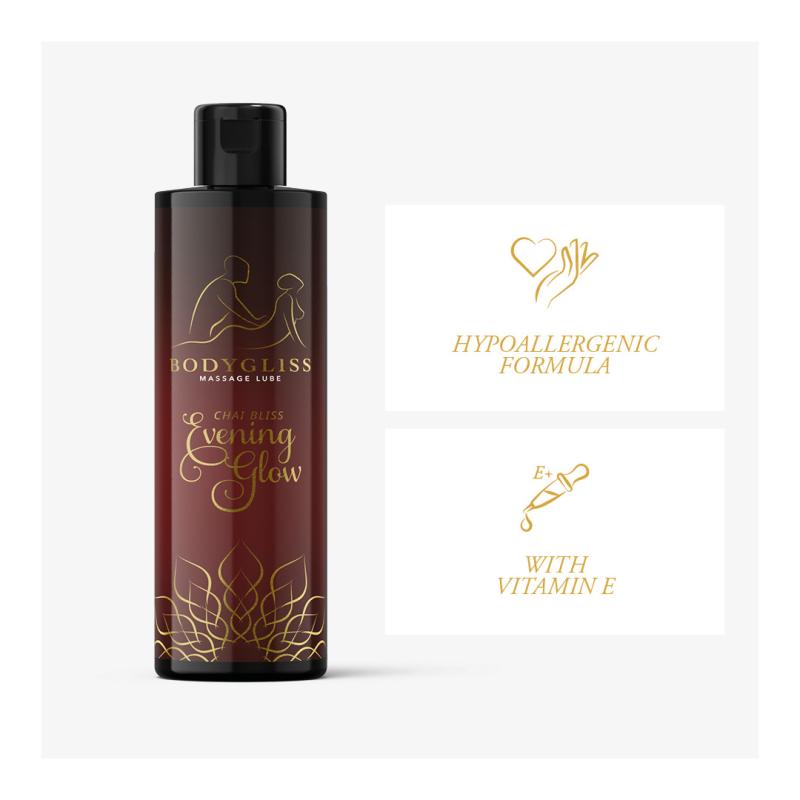Bodygliss - Intimate Massage Oil Chai Bliss Evening Glow 2