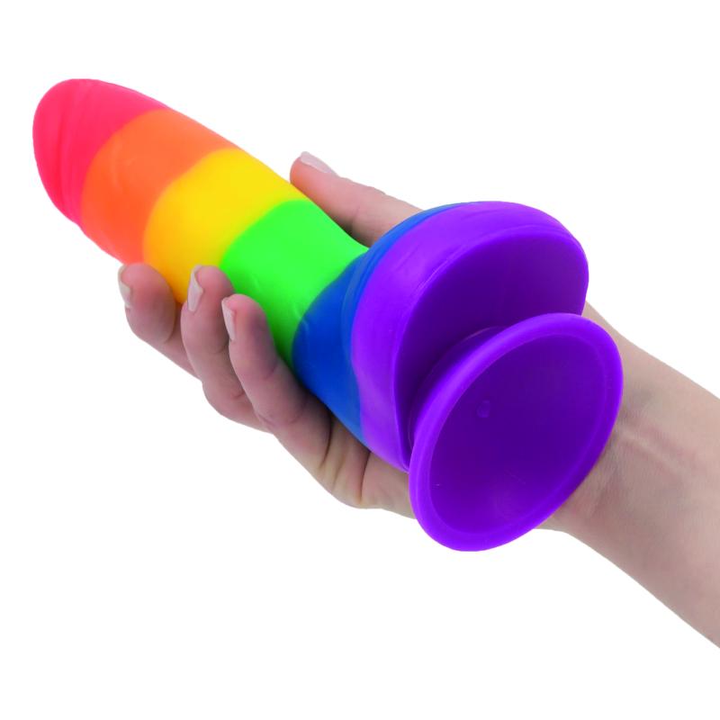 Addiction - Justin 8 Inch Rainbow 1