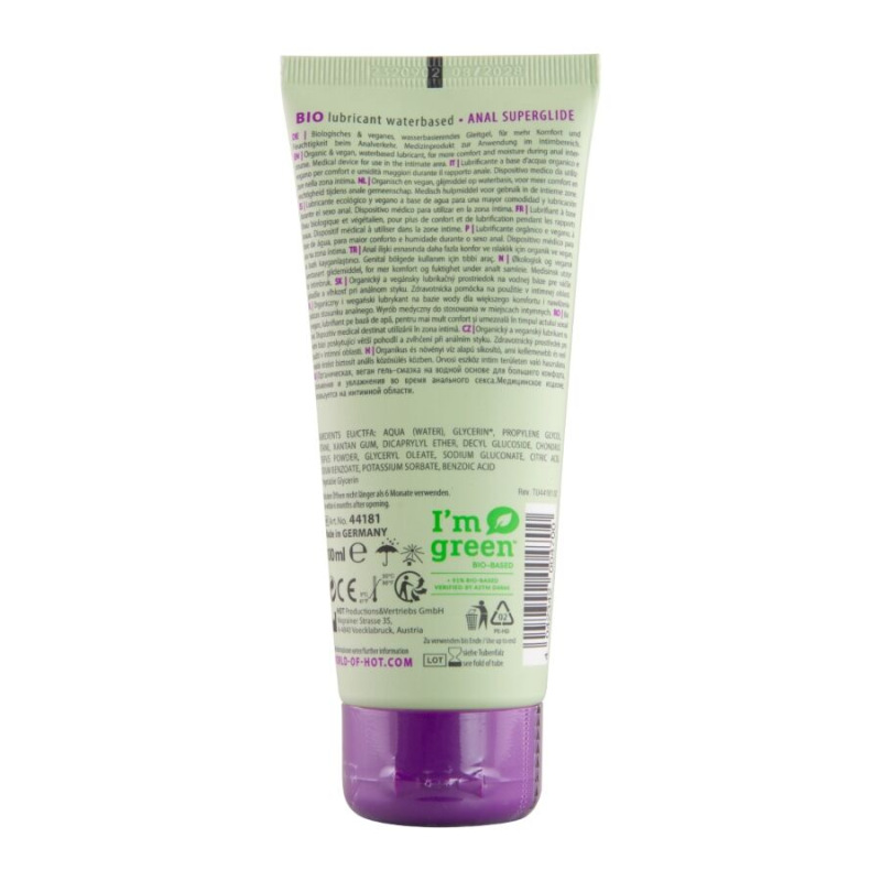 Hot - bio lubricant waterbased superglide anal 100 ml 1