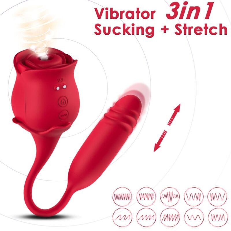 Armony - roseknigth clitoris sucker & vibrator red 1