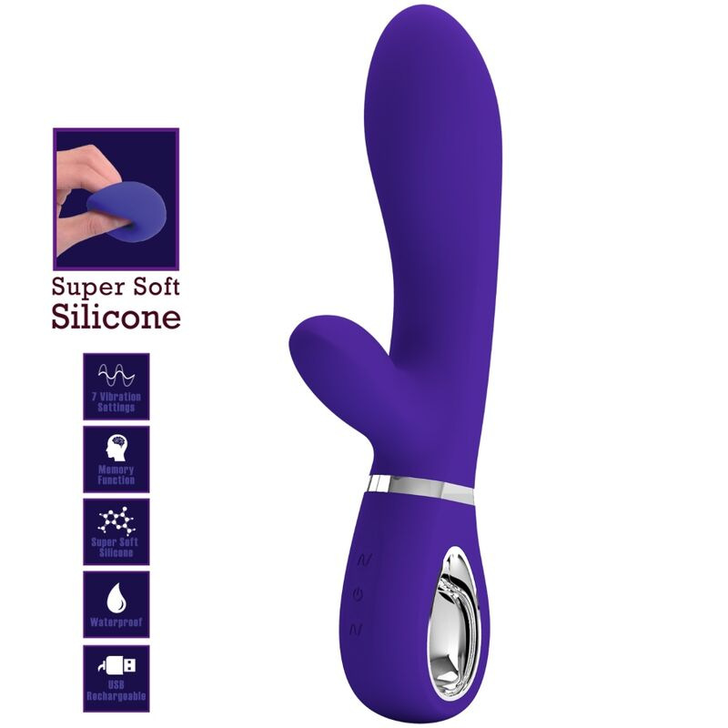 Pretty love - thomas multifunction g-spot vibrator purple 6