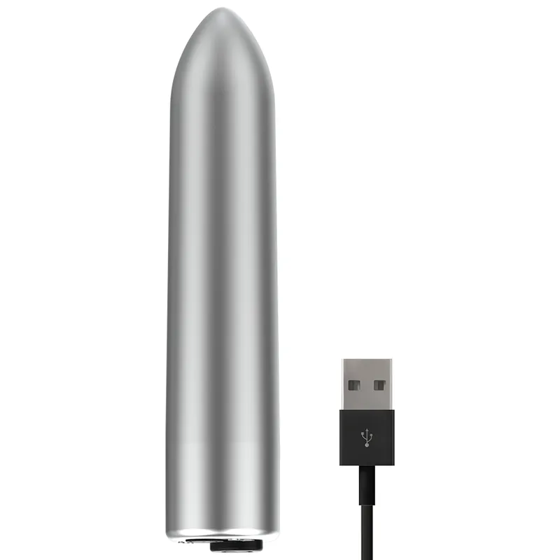 Ohmama Vibrating Bullet 10 Patterns - Silver