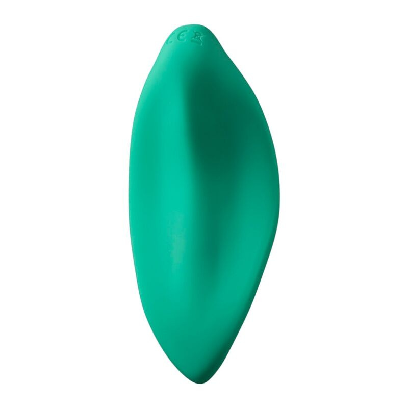 Romp - wave vibrator clitoral stimulator ergonomic shape aqua green 2