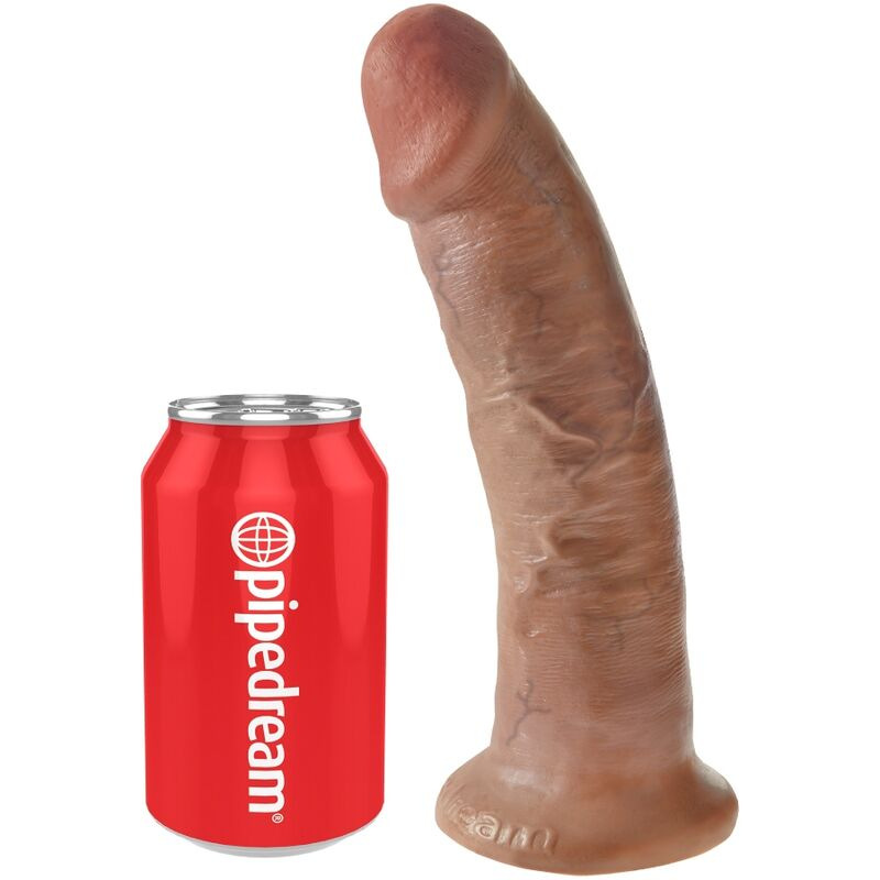 King cock - realistic penis 21.7 cm caramel