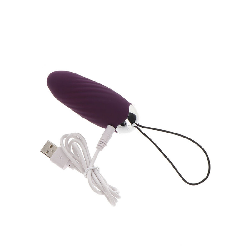 Toyjoy - happiness knock knock eggstavagant vibrator with remote control purple 3