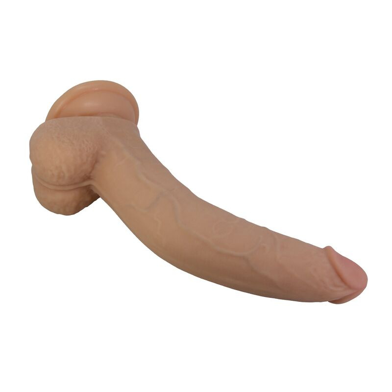 Pretty love - ellcument realistic flexible dildo 18 cm Ø 4.5 cm tpe natural 4
