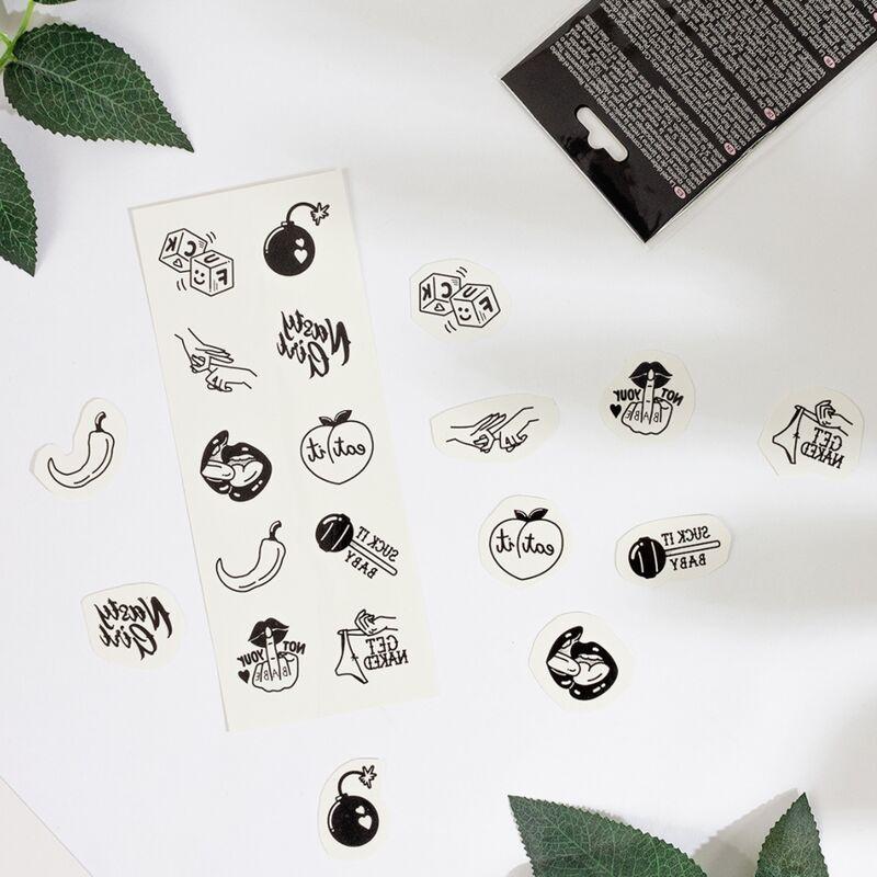 Secret Play - Set Of 10 Spicy Collection Temporary Tattoos 2