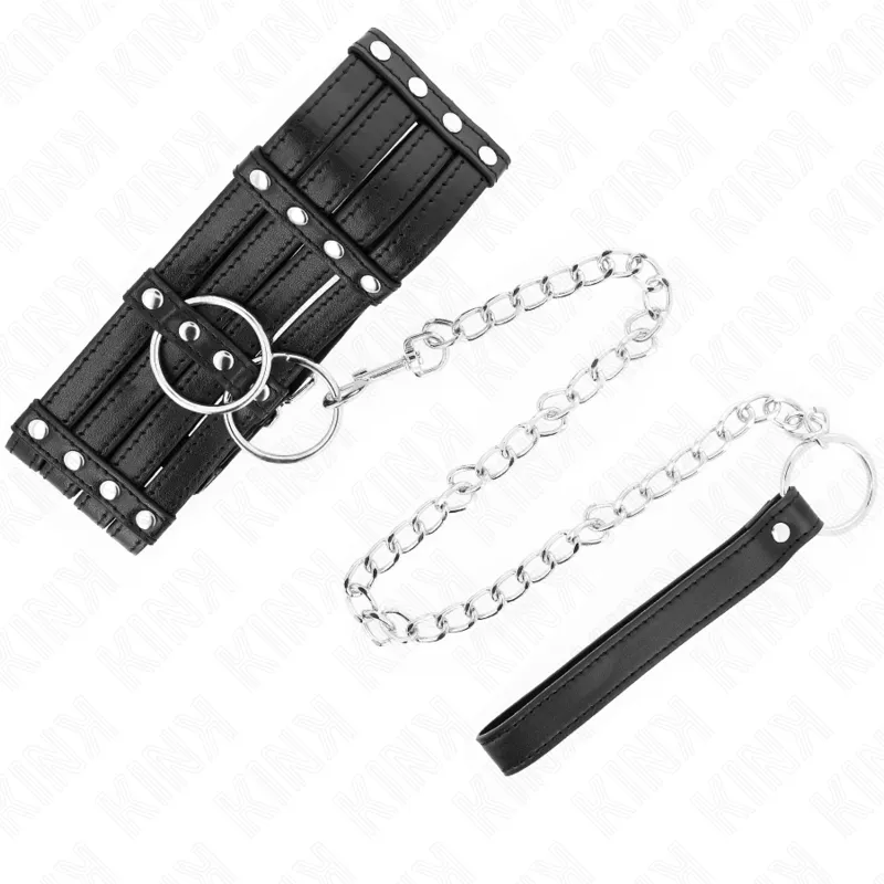 Kink - Necklace With Belt 65 Cm Sub Style Adjustable 35-51 Cm X 7 Cm