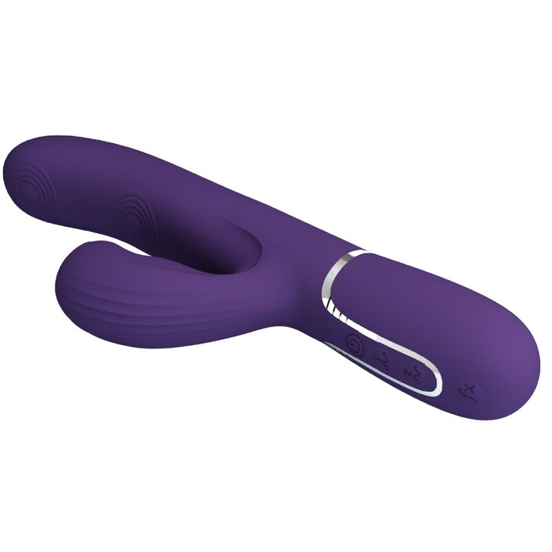 Pretty love - perlita g-spot vibrator 3 in 1 multifunction purple 5