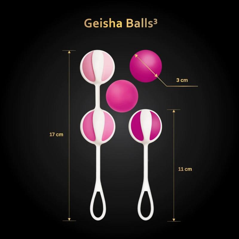 Gvibe - Geisha Balls 3 Sugar Pink 1
