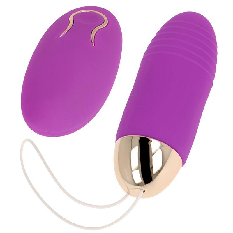 Ohmama Remote Control Vibrating Egg 10 Speeds - Purple