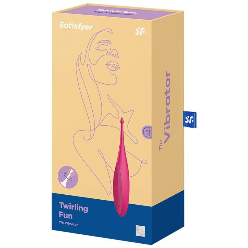 Satisfyer Twirling Fun Tip Vibrator Pink - Vibrátor 4