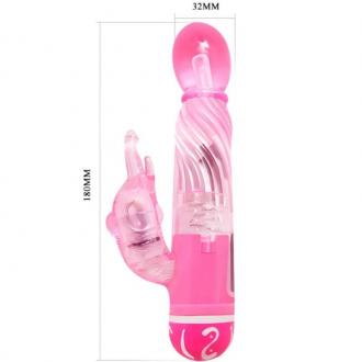 Baile Vibrators Multispeed Vibrator With Clit Stimulator Pur