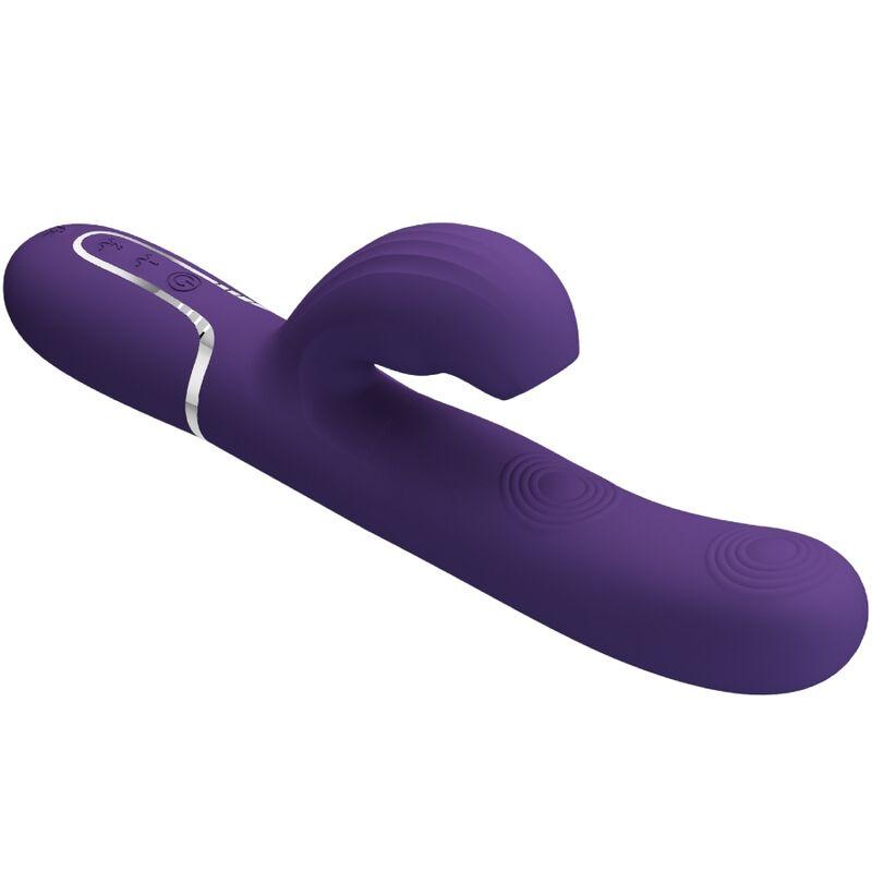 Pretty Love - Perlita G-Spot Vibrator 3 In 1 Multifunction Purple 4
