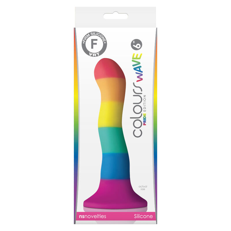 Pride - lgbt flag dildo wave 17 cm 1