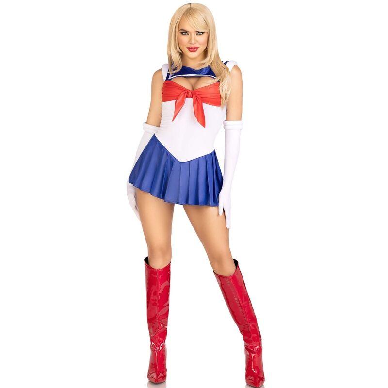 Leg avenue - costume sexy sailor multicolor s 3