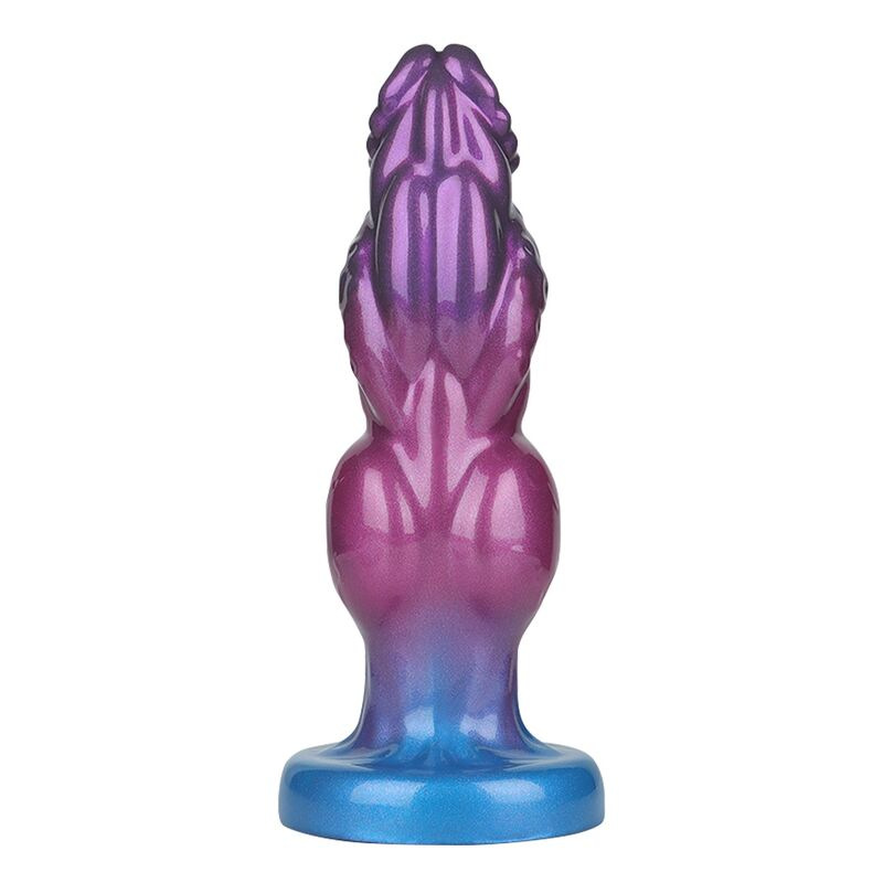 Power monsters - rift titan bicolor inflatable fantasy silicone dildo 24 cm Ø 5 cm 2