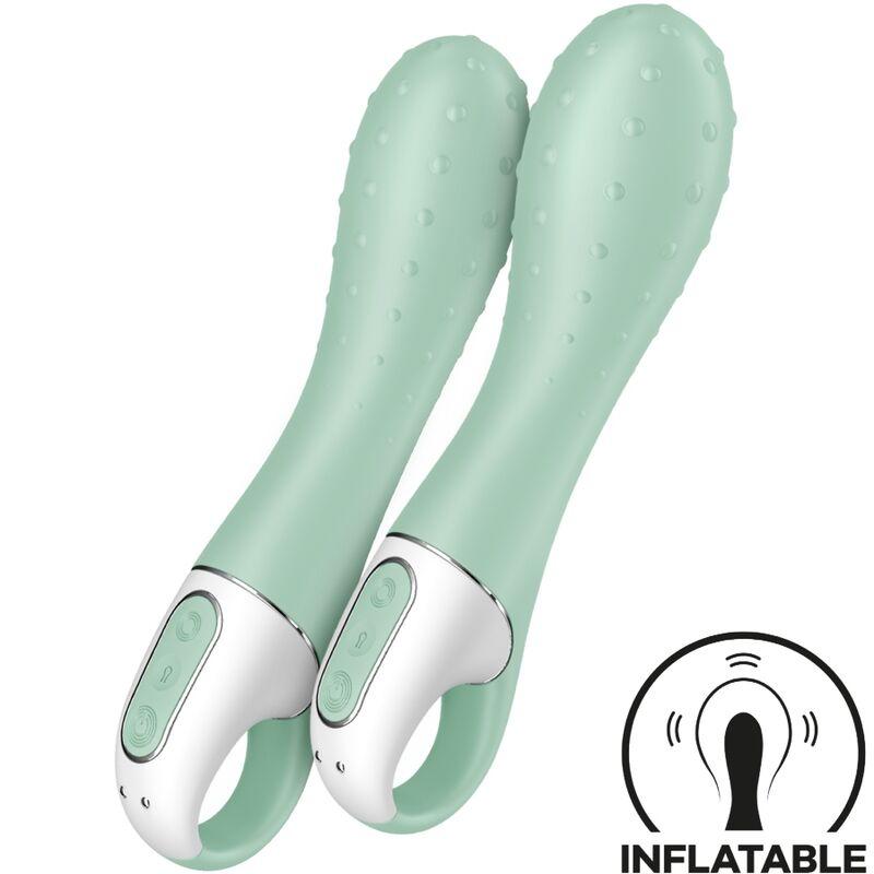 Satisfyer - air pump vibrator 3 inflatable g point mint