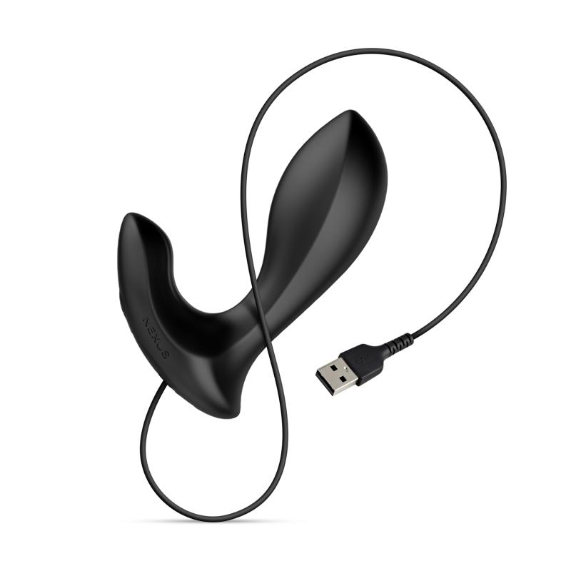 Nexus - Duo Plug Remote Control Beginner Butt Plug Small Black - Masér Prostaty 8