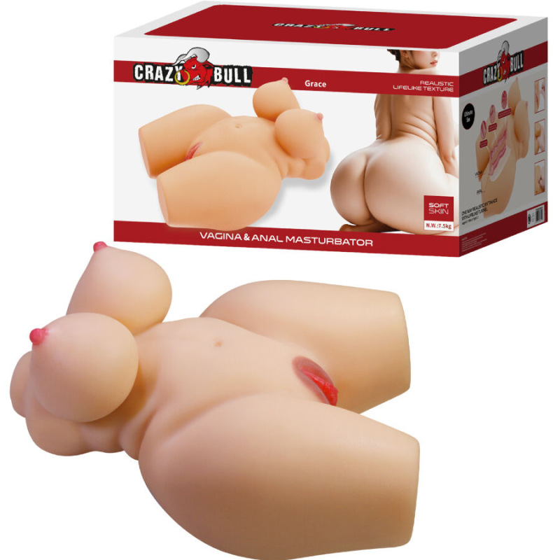 Crazy bull - grace realistic female torso vagina and anal 7.5 kg 6