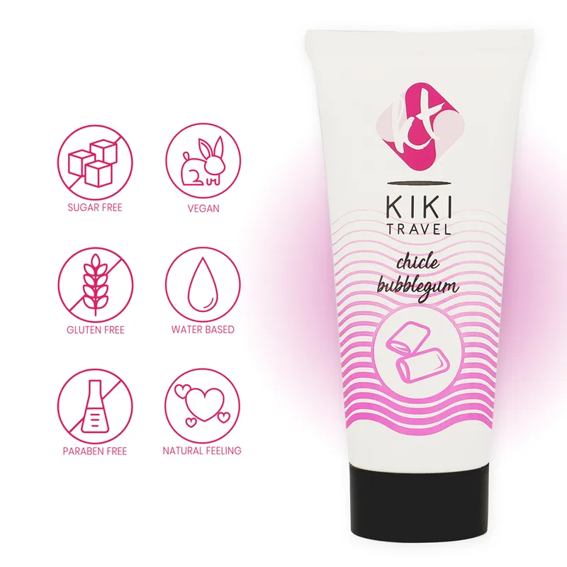 Kikí Travel Strawberry Gum Lubricant 50 Ml