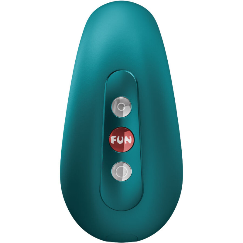 Fun factory - cherie double air pulse vibrator bottle green 2