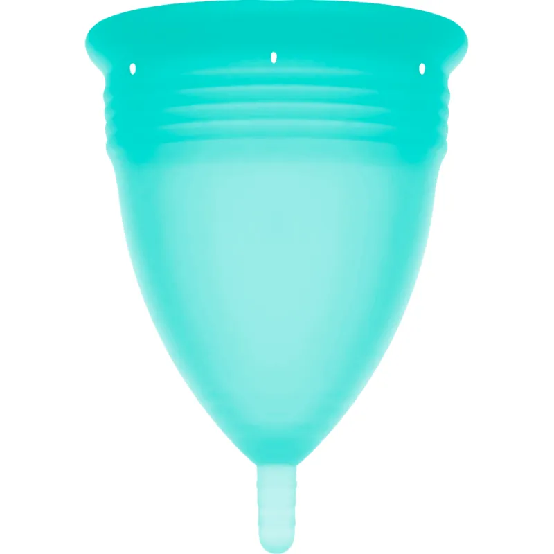 Stercup Menstrual Cup Size S Aquamarina Color Fda Silicone