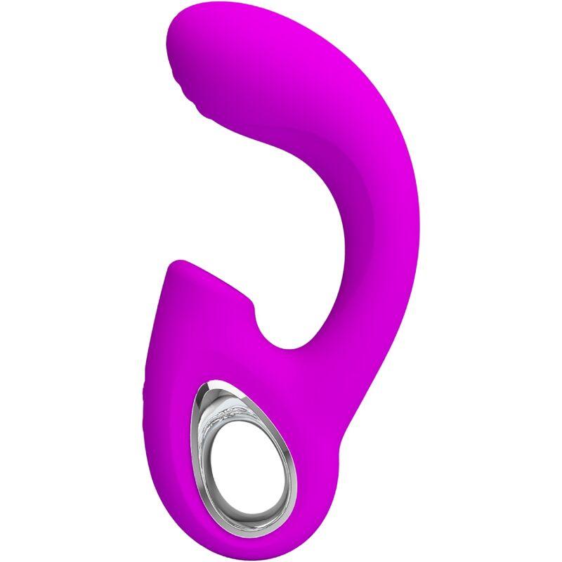 Pretty love - sibel sibel g-spot vibrator + clitoris stimulator 10 vibrations purple