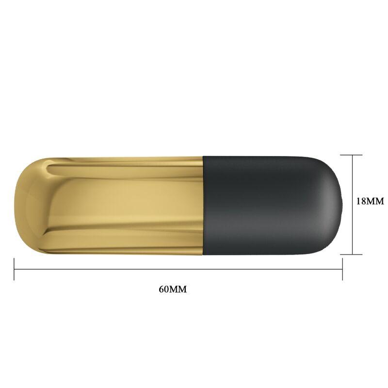 Pretty Love - Golden Rechargeable Bullet Vibrator