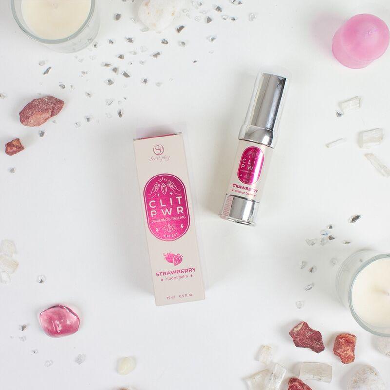 Secret Play - Clit Pwr Strawberry Clitoris Balm 3