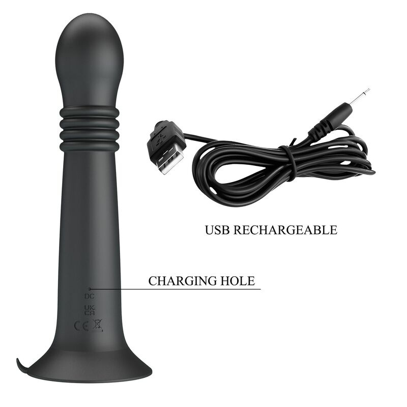 Pretty love - stella usb rechargeable rotating and thrusting massager 7