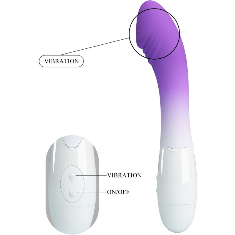 Pretty love - elemental g-spot vibrator 30 vibrations purple 3