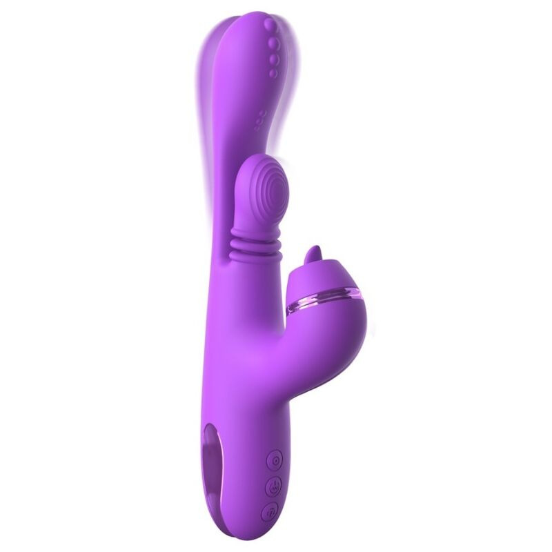 Fantasy for her - intimotion pulse pro vibe rabbit vibrator purple 4