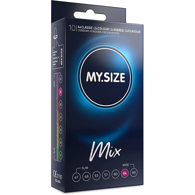 My Size Mix Condoms 64 Mm 10 Units - Kondómy