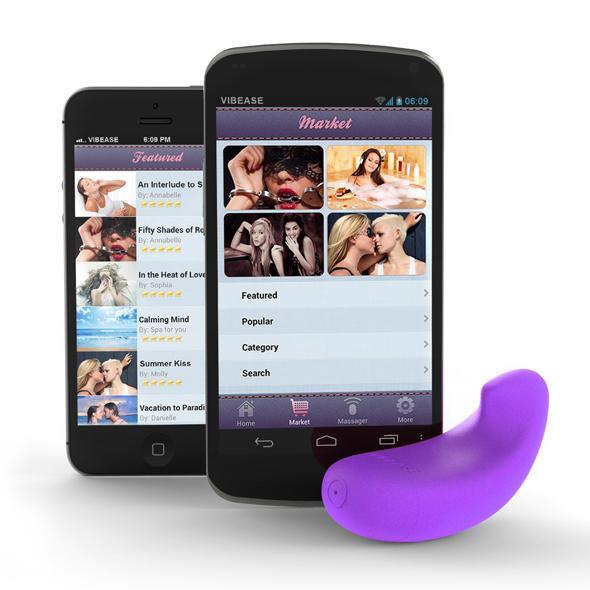 Vibease - Iphone & android Vibrator Version Purple