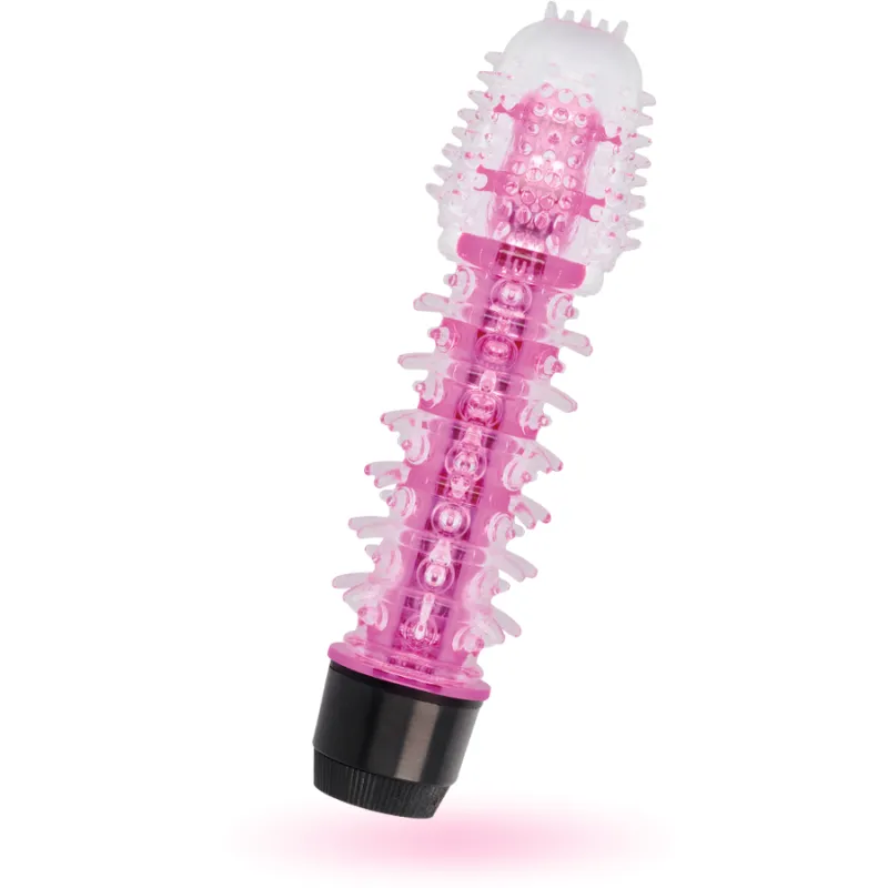 Glossy Axel Vibrator Pink 2