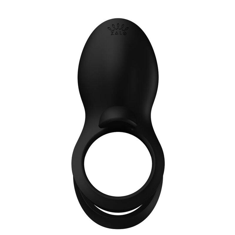Zalo - Bayek Vibrating Couples Ring Black 18