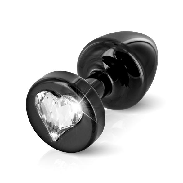 Diogol - Anni R Butt Plug Heart Black 25 Mm 2