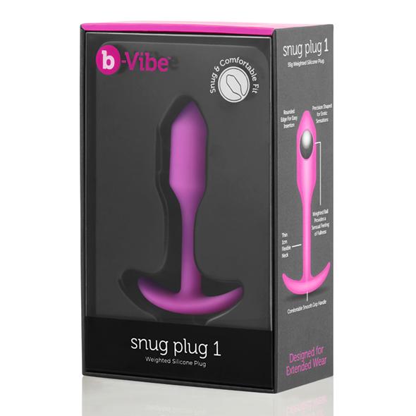 B-Vibe - Snug Plug 1 Fuchsia