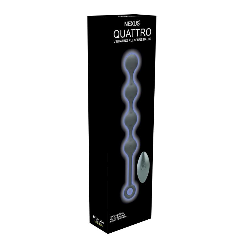 Nexus - Quattro Remote Control Vibrating Pleasure Beads Blac 3