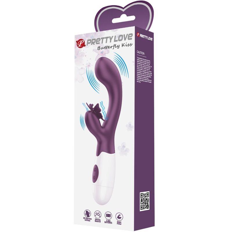 Pretty Love - Butterfly Kiss Rabbit Vibrator & G-Spot Stimulator Purple 5