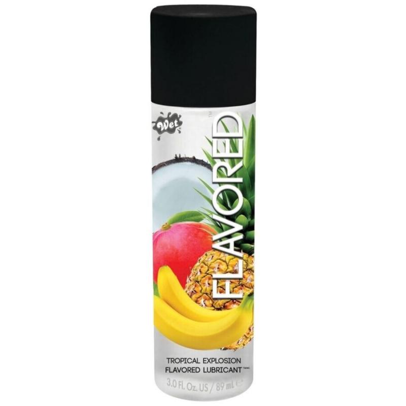 Wet Flavored Lubricante Tropical Explosion 89 Ml